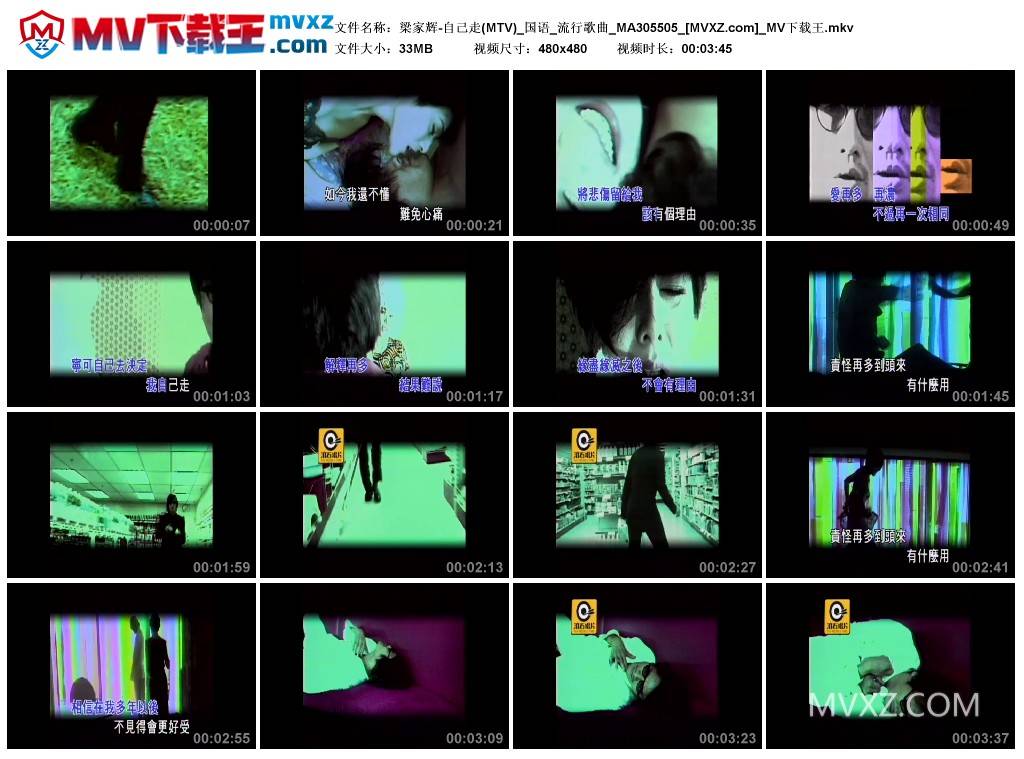 梁家辉-自己走(MTV)_国语_流行歌曲_MA305505